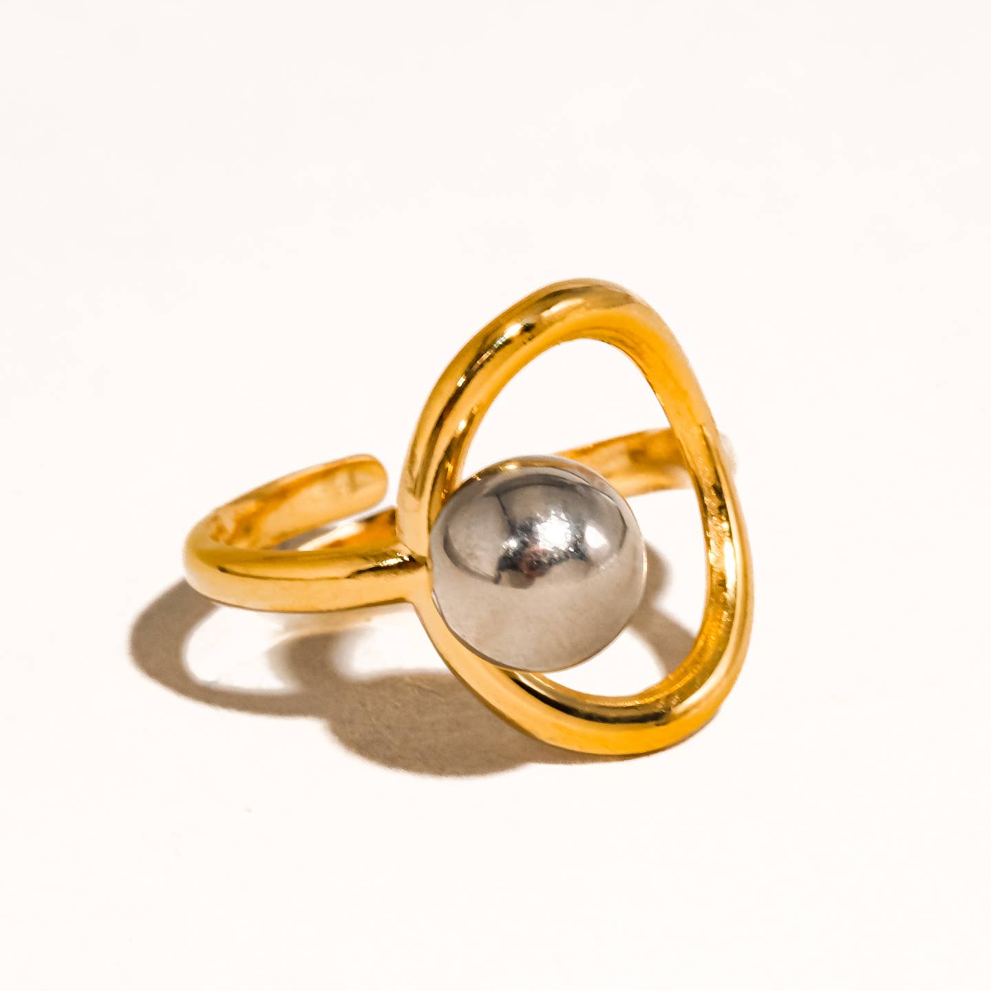 Winslow Two Tone Round Ring