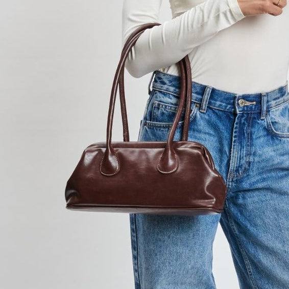 Nina Shoulder Bag- Chocolate