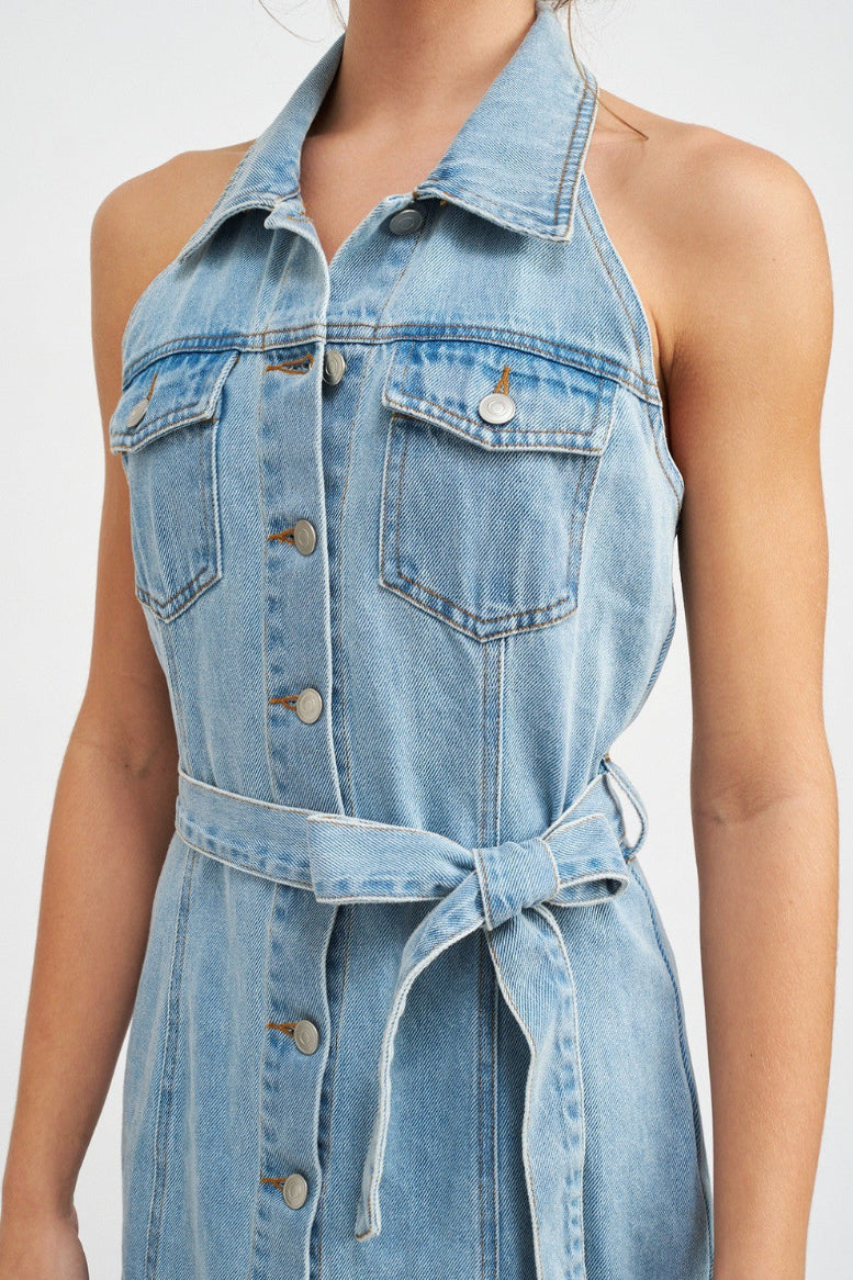 Denim Mini Dress