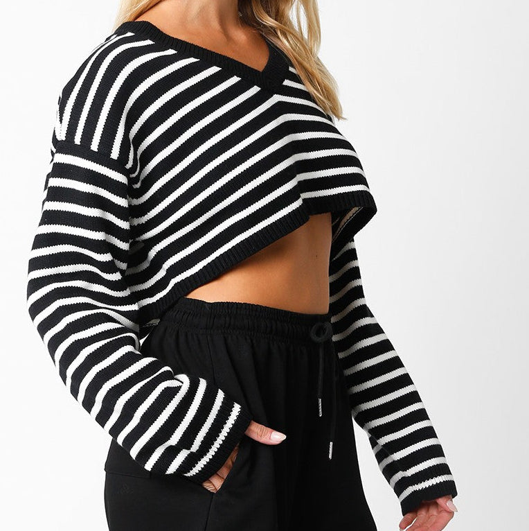 For the Weekend Cropped Sweater