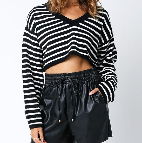 For the Weekend Cropped Sweater