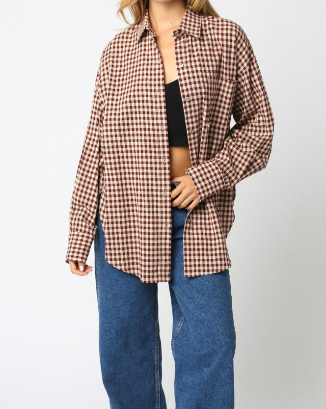 By the Fire Button Down