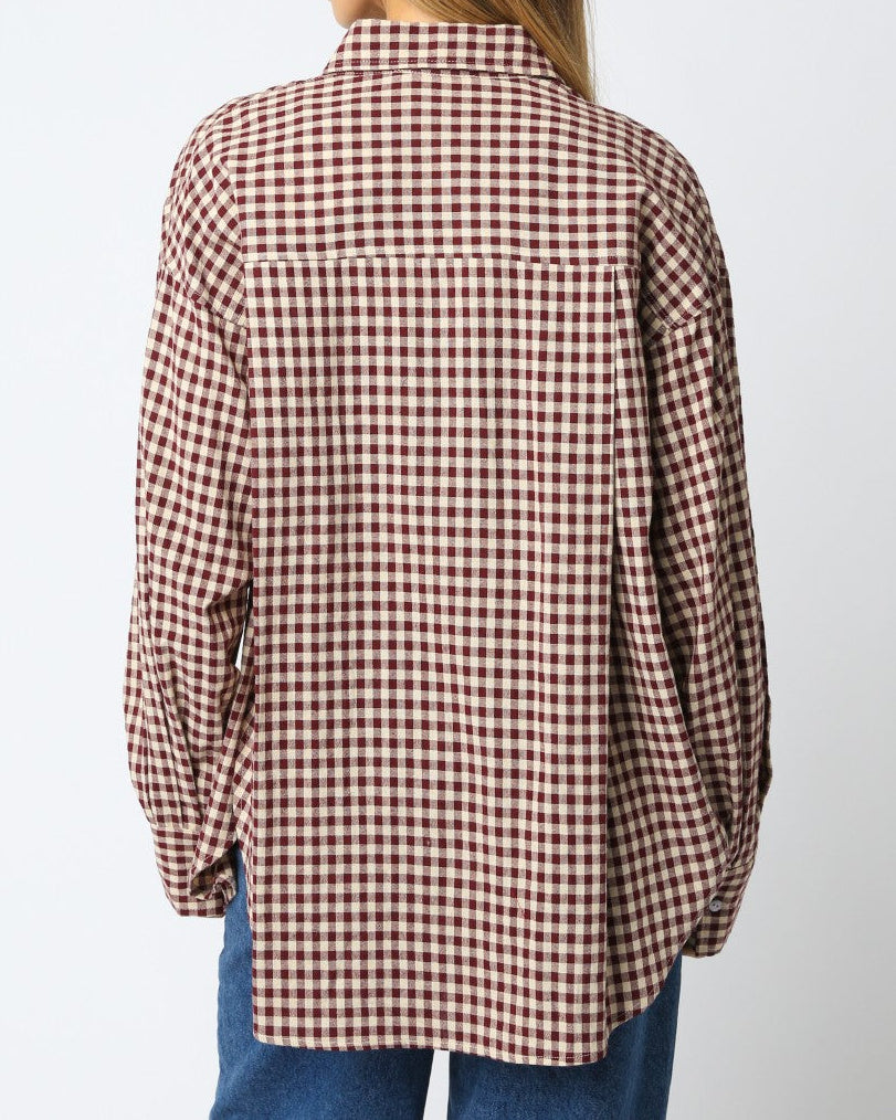 By the Fire Button Down