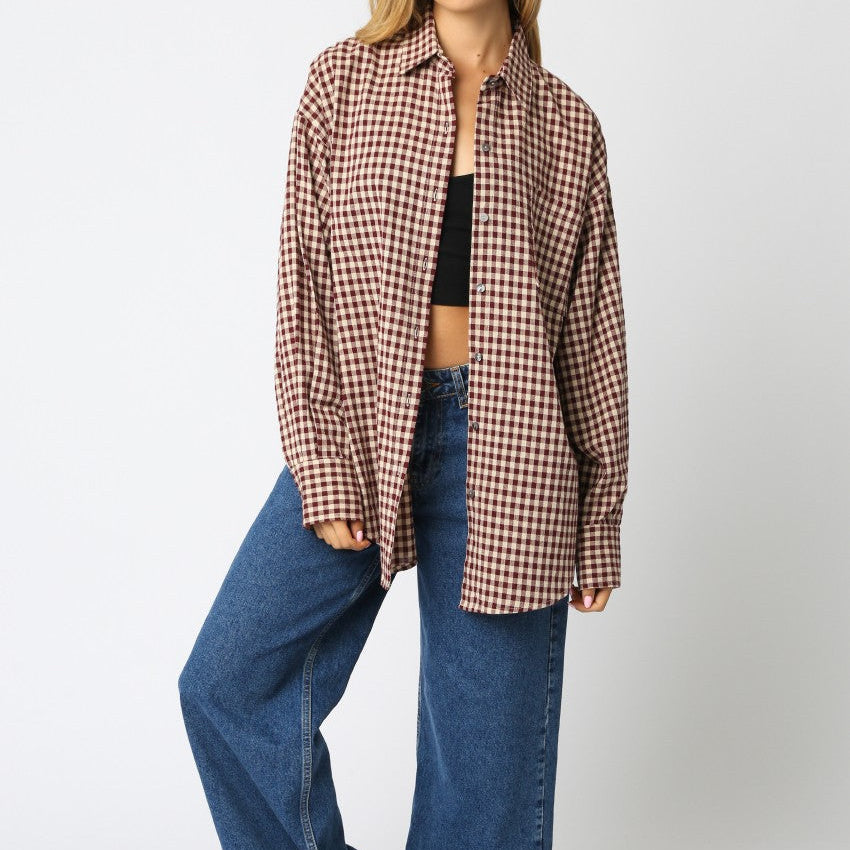 By the Fire Button Down