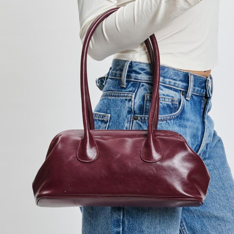 Nina Shoulder Bag- Wine