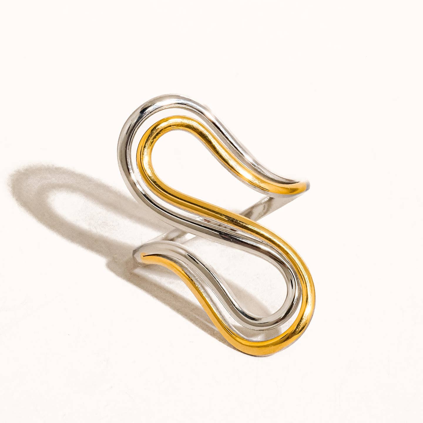 Amaya Two Tone Ring