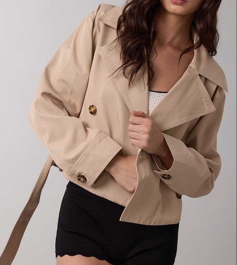 Staple Crop Trench Coat