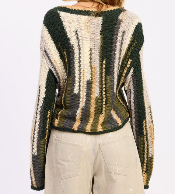 Cider Season Cardi- Olive