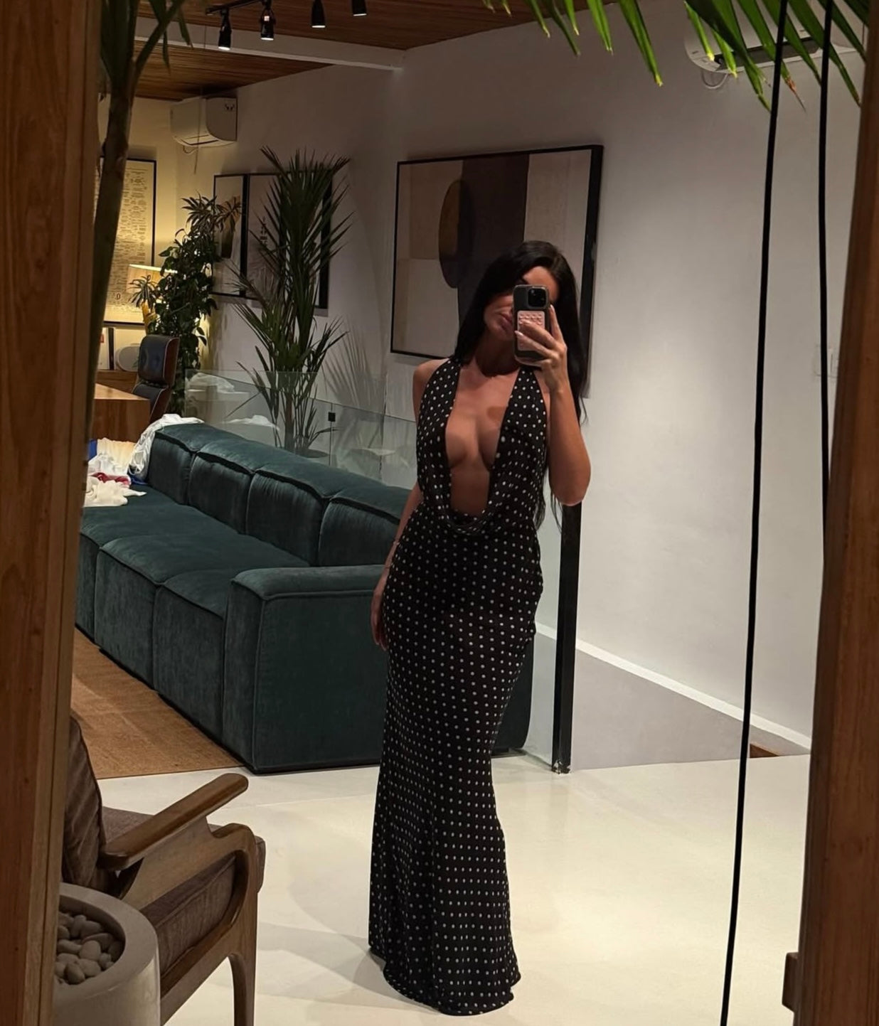 Lexie Maxi Dress- Polka