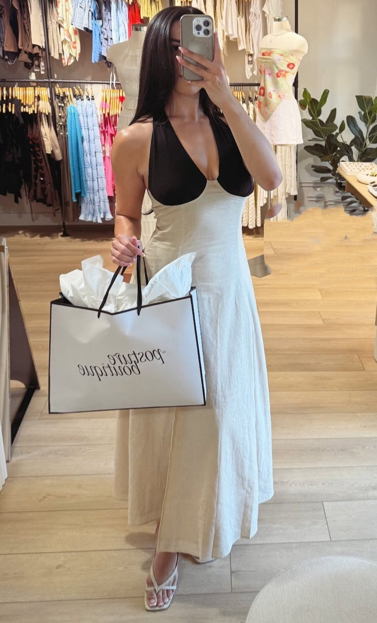 Poised Halter Dress