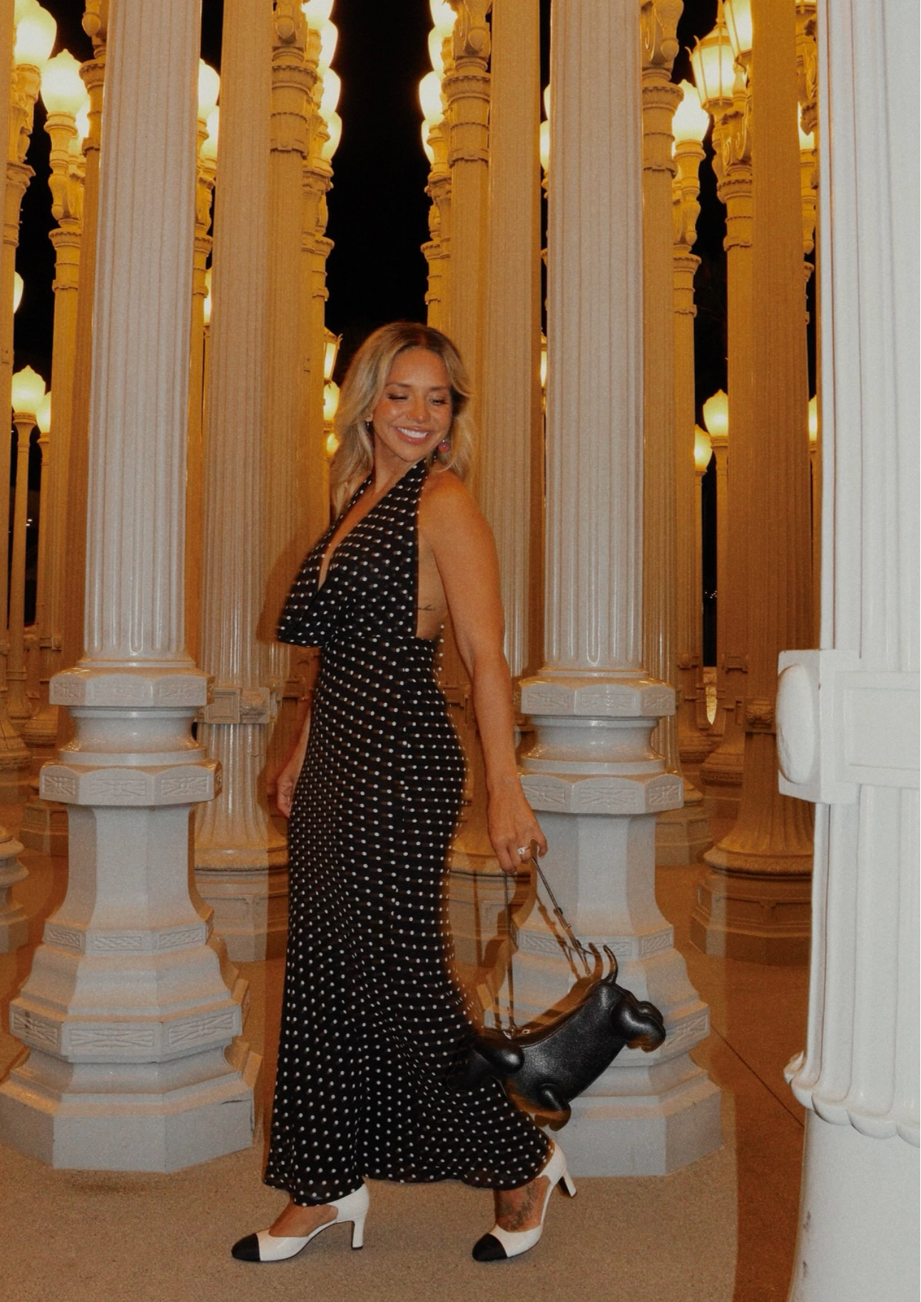 Lexie Maxi Dress- Polka