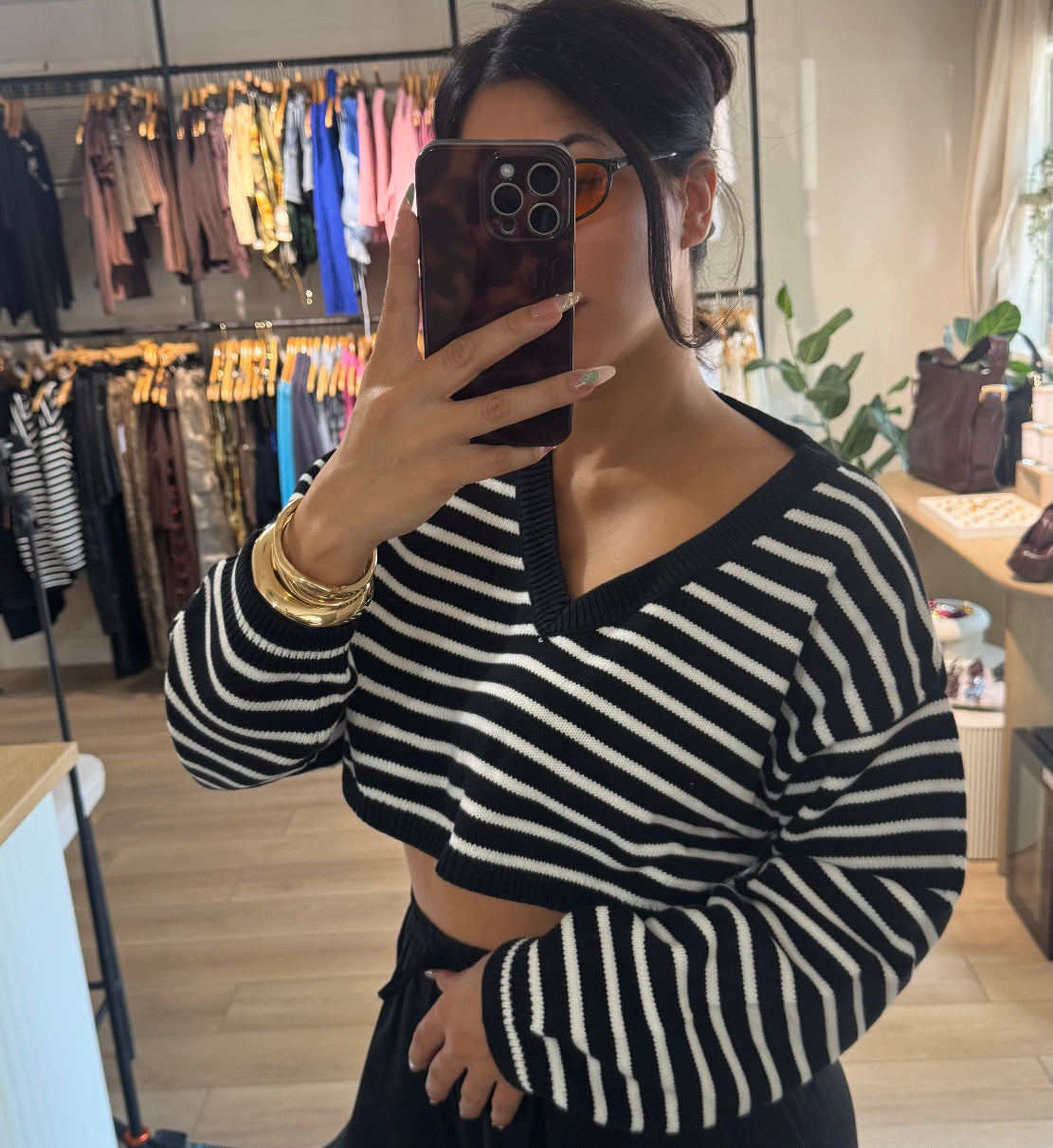 For the Weekend Cropped Sweater