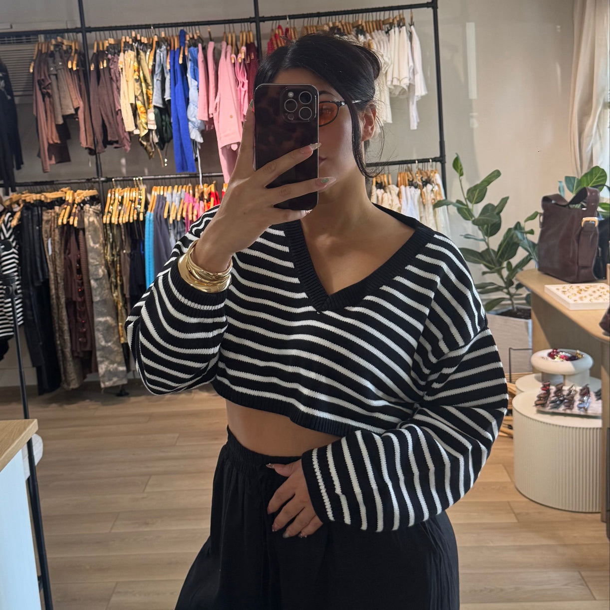For the Weekend Cropped Sweater
