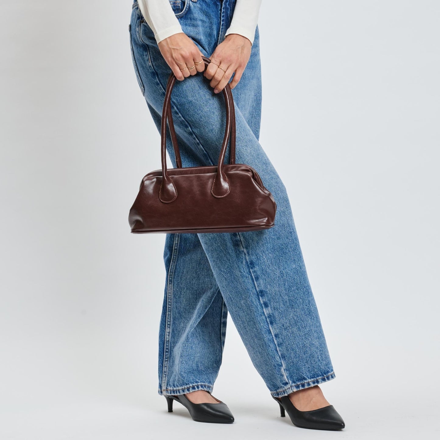 Nina Shoulder Bag- Chocolate