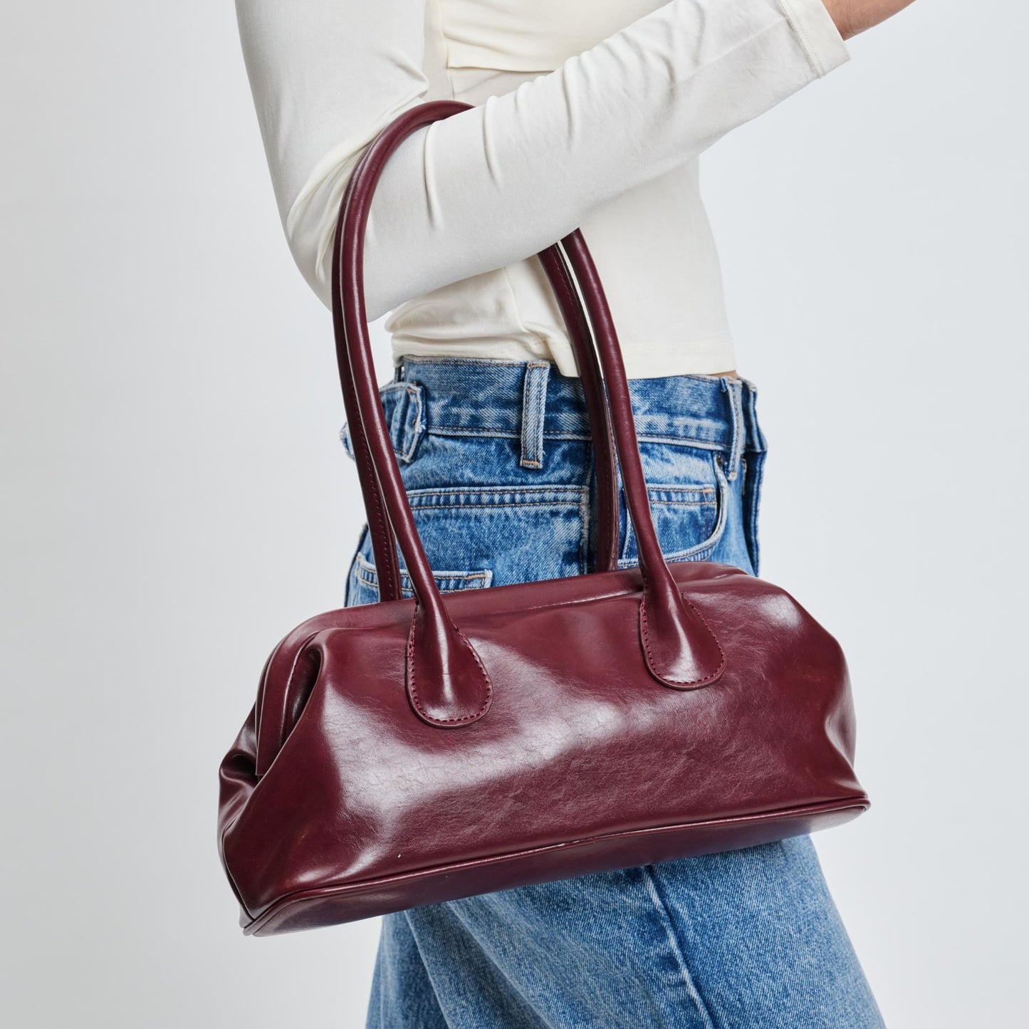 Nina Shoulder Bag- Wine