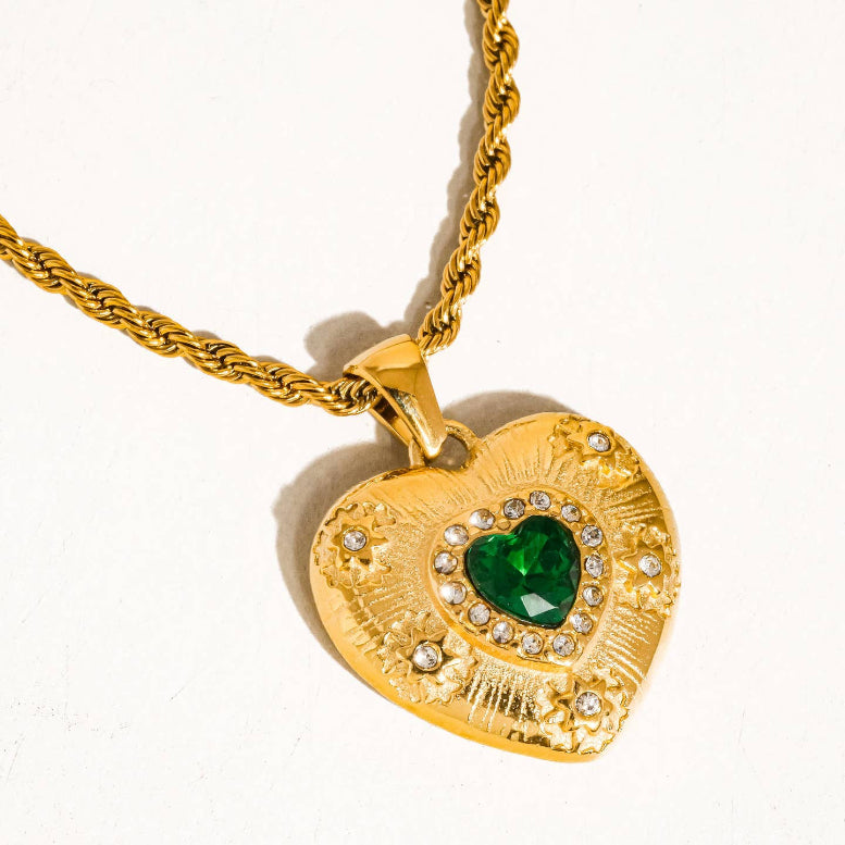Celeste Heart Necklace