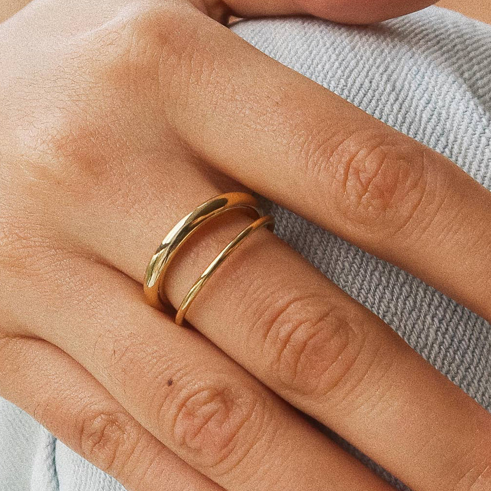 Harley Double Band Ring