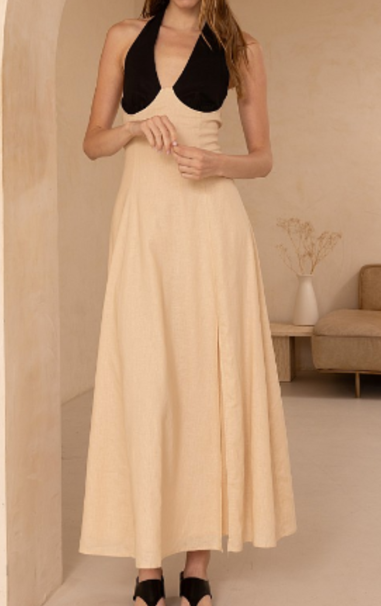 Poised Halter Dress