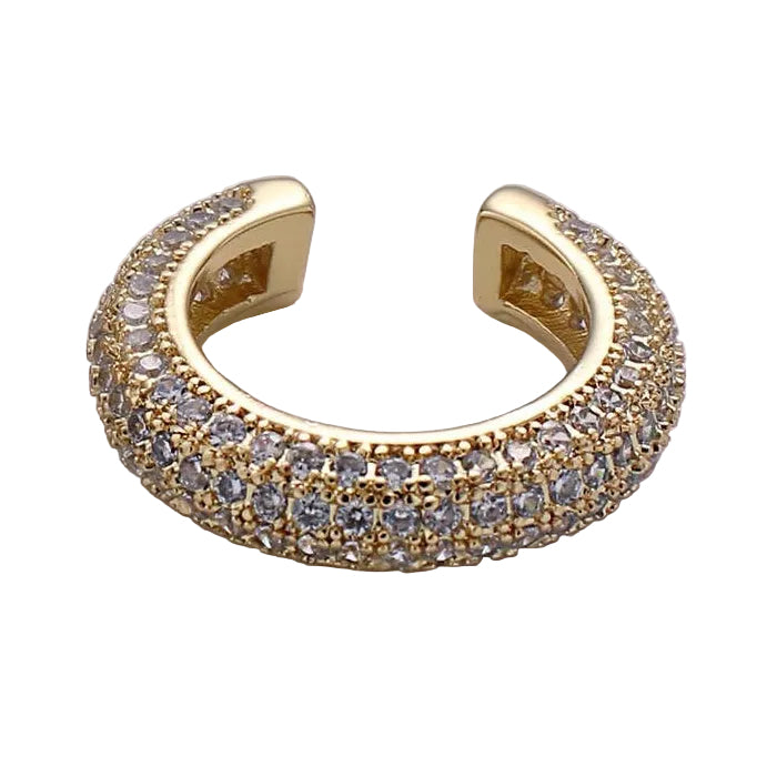 Gold Micro Pave Ear Cuff