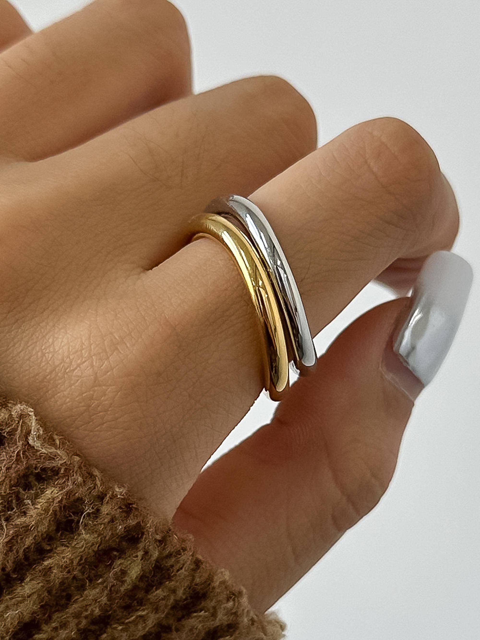 Andrée Two Tone Ring