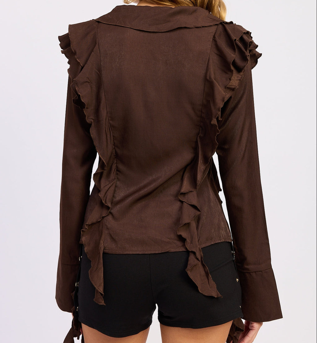 Harlow Top- Chocolate