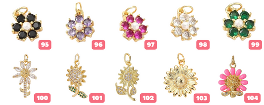 Flower Charms