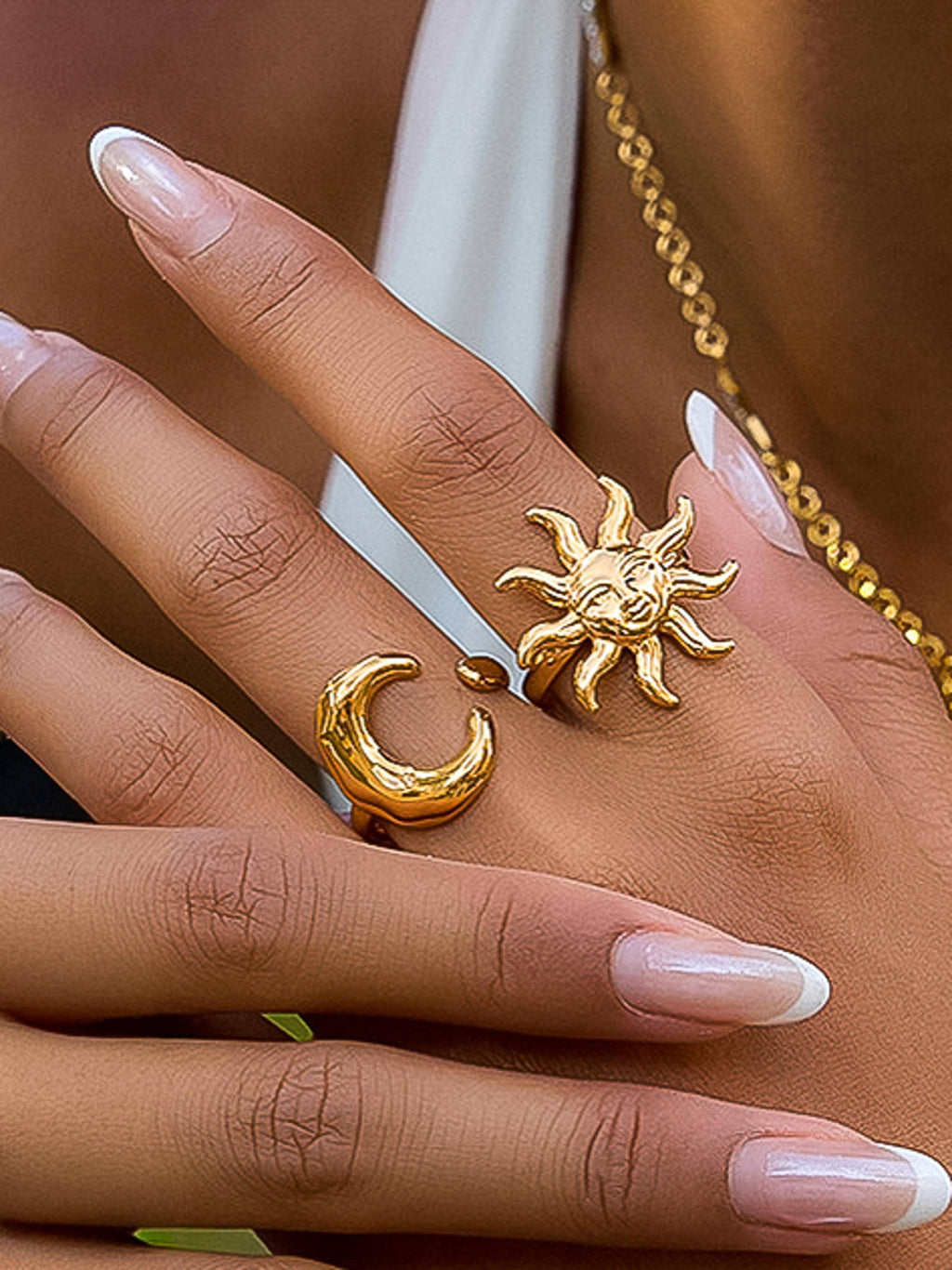 Solstice Boho Sun Statement Ring
