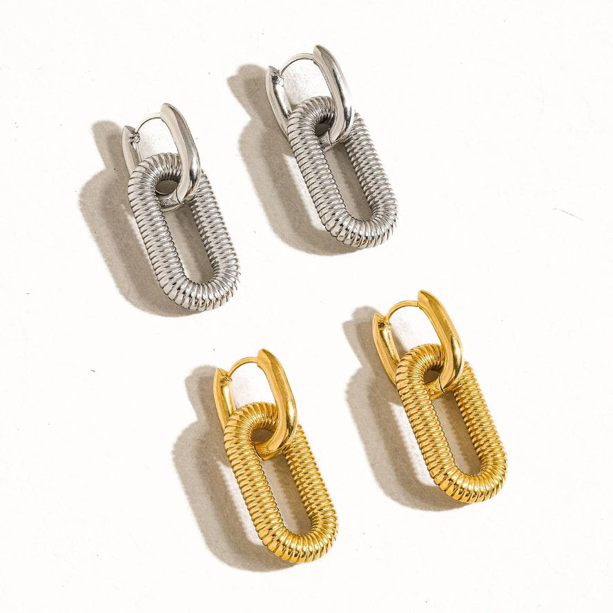 Katya Earrings- Silver