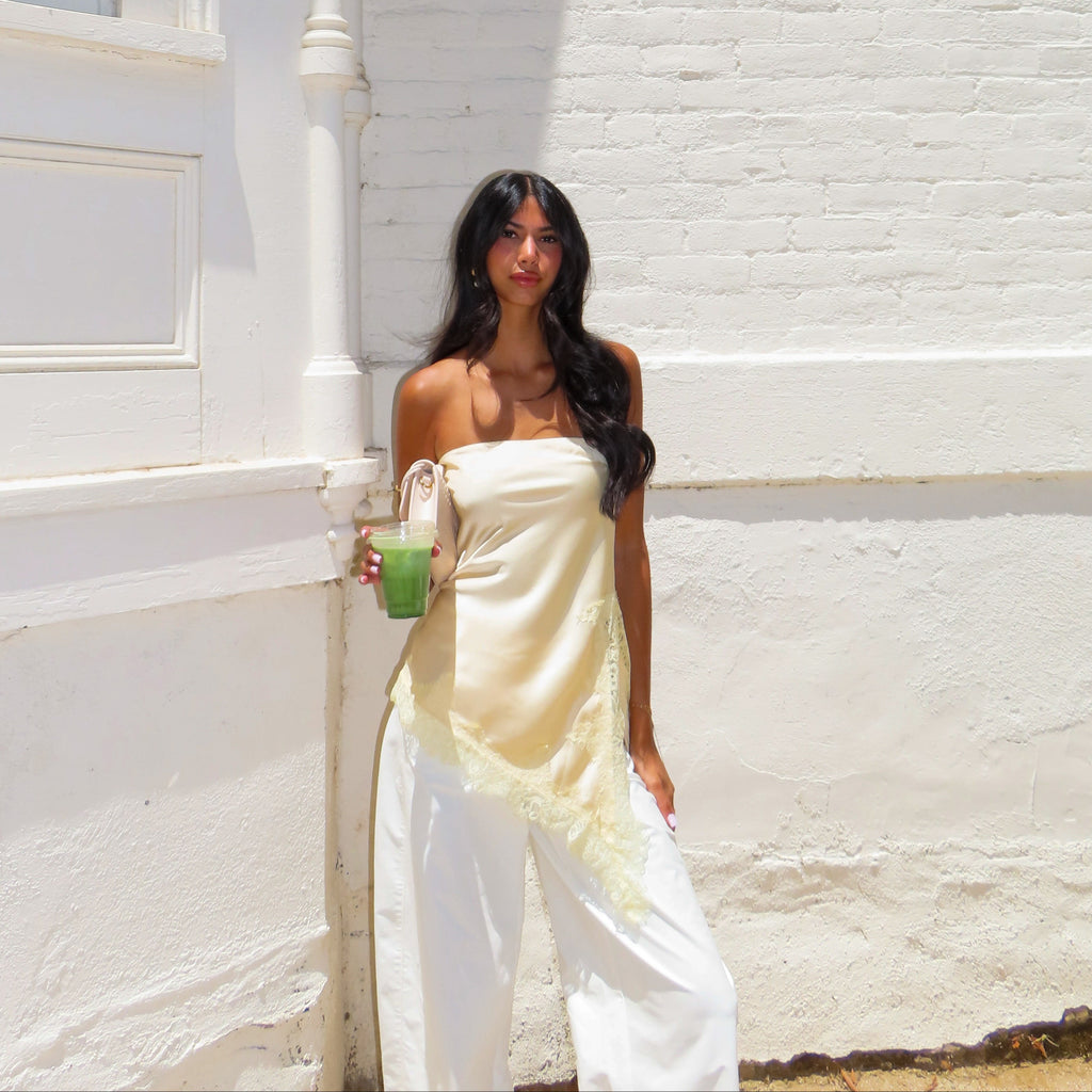 Limoncello Strapless Top