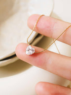 Bonnie Heart CZ Necklace