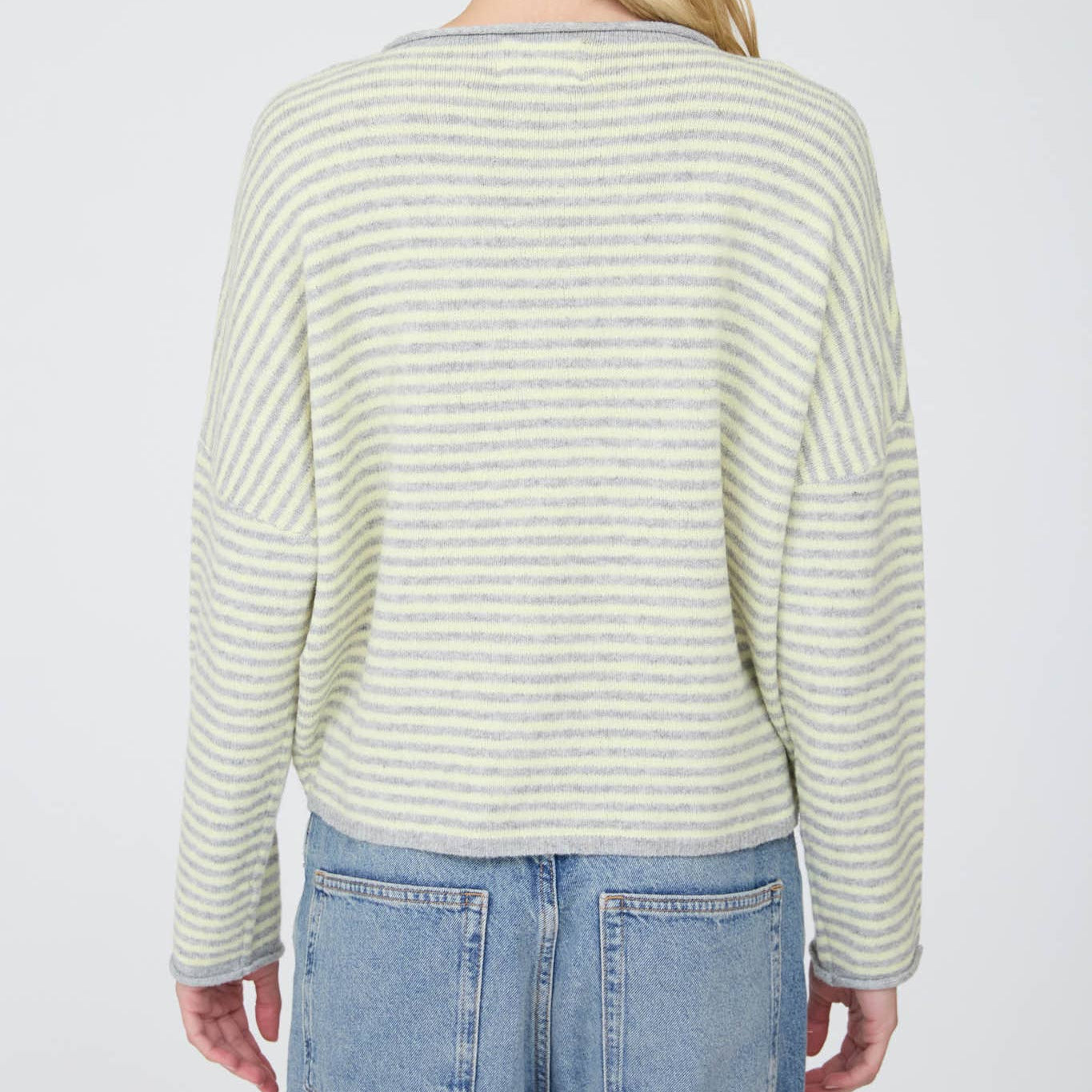 Cider Season Cardigan- Grey/ Yellow