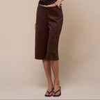 Harlow Suede Culotte Pants