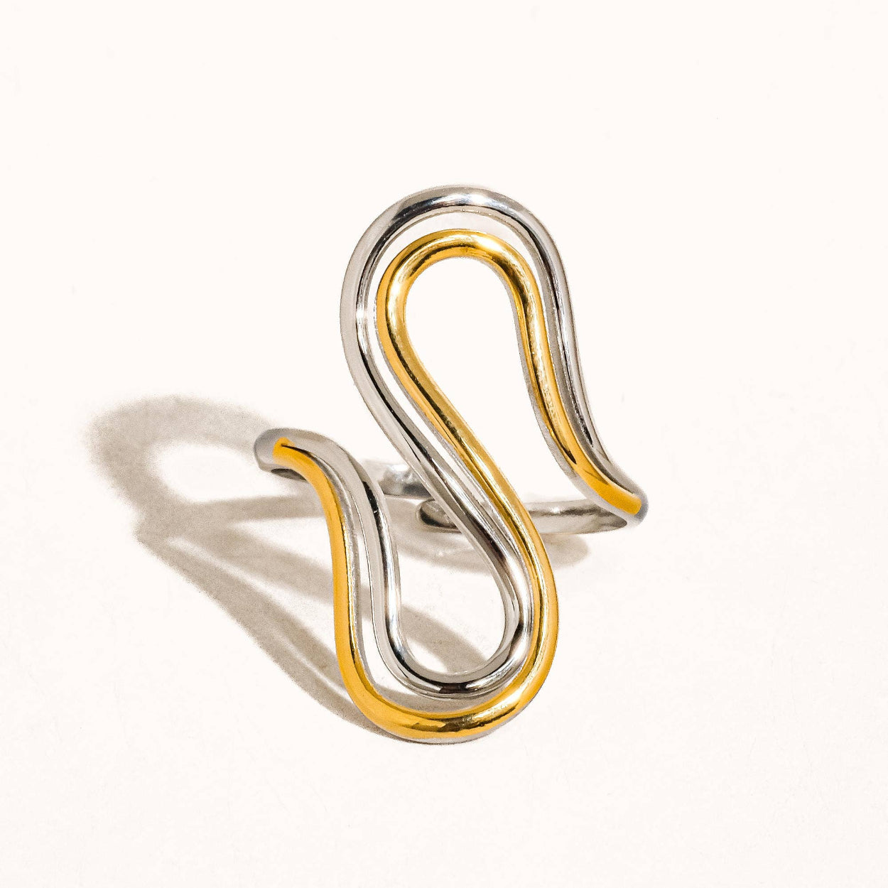 Gurvan Two Tone Ring