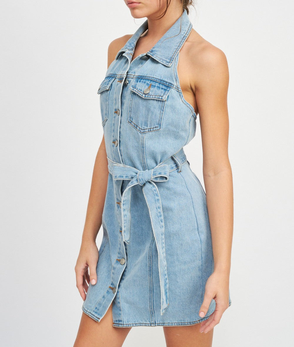 Denim Mini Dress