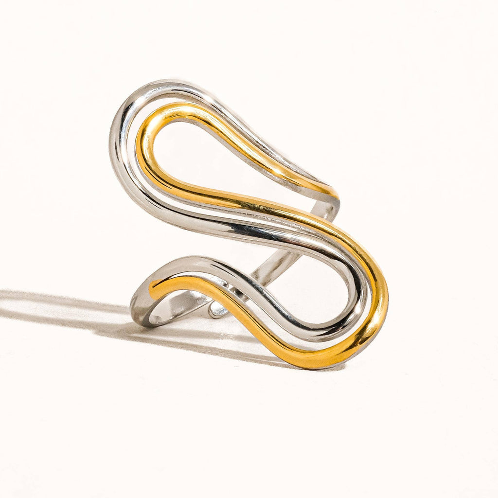 Gurvan Two Tone Ring