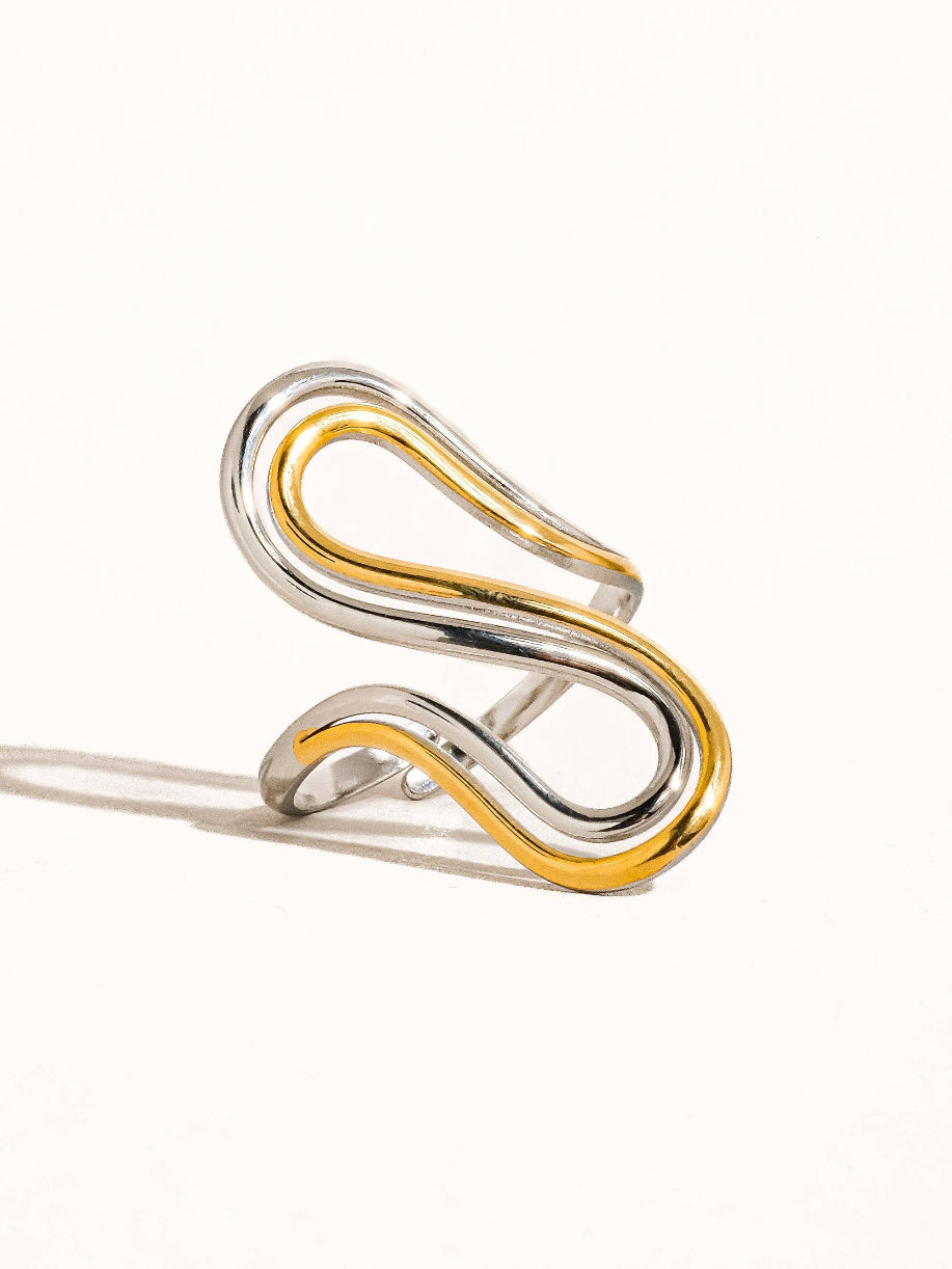 Gurvan Two Tone Ring
