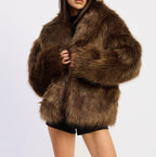 Iconic Faux Fur Coat