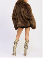 Iconic Faux Fur Coat