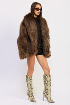 Iconic Faux Fur Coat