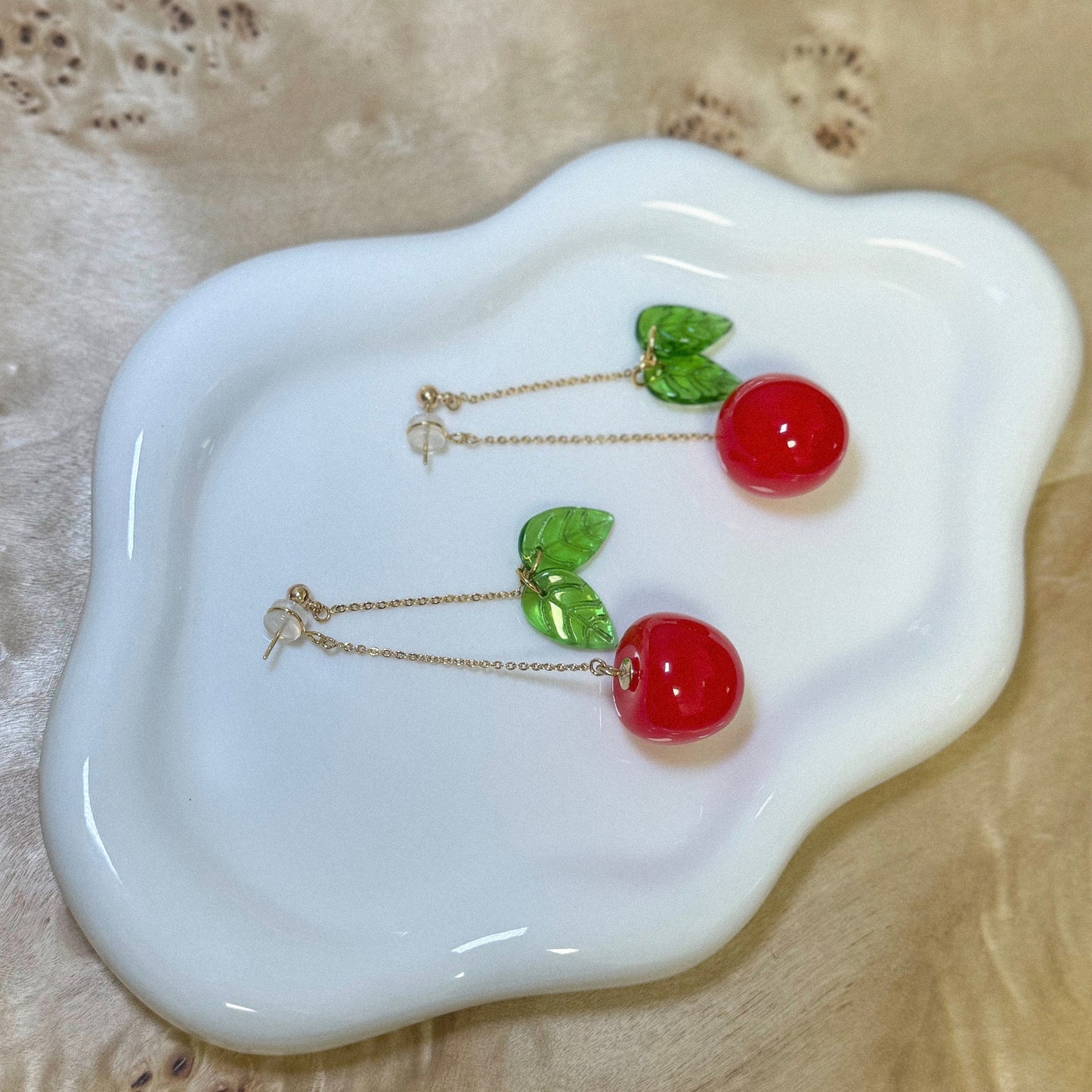 Cherry Bomb Layered Earrings