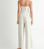 Noa Linen Pant Set- Oat