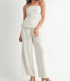 Noa Linen Pant Set- Oat