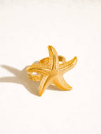 Sunset Starfish Statement Ring