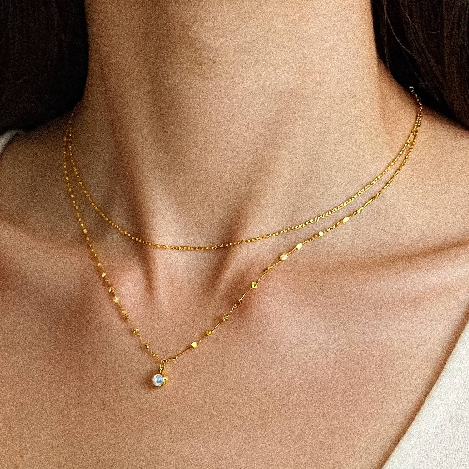 Cerise Stacked Necklace