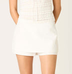 White Mini Skort