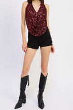 Under the Mistletoe Halter Top