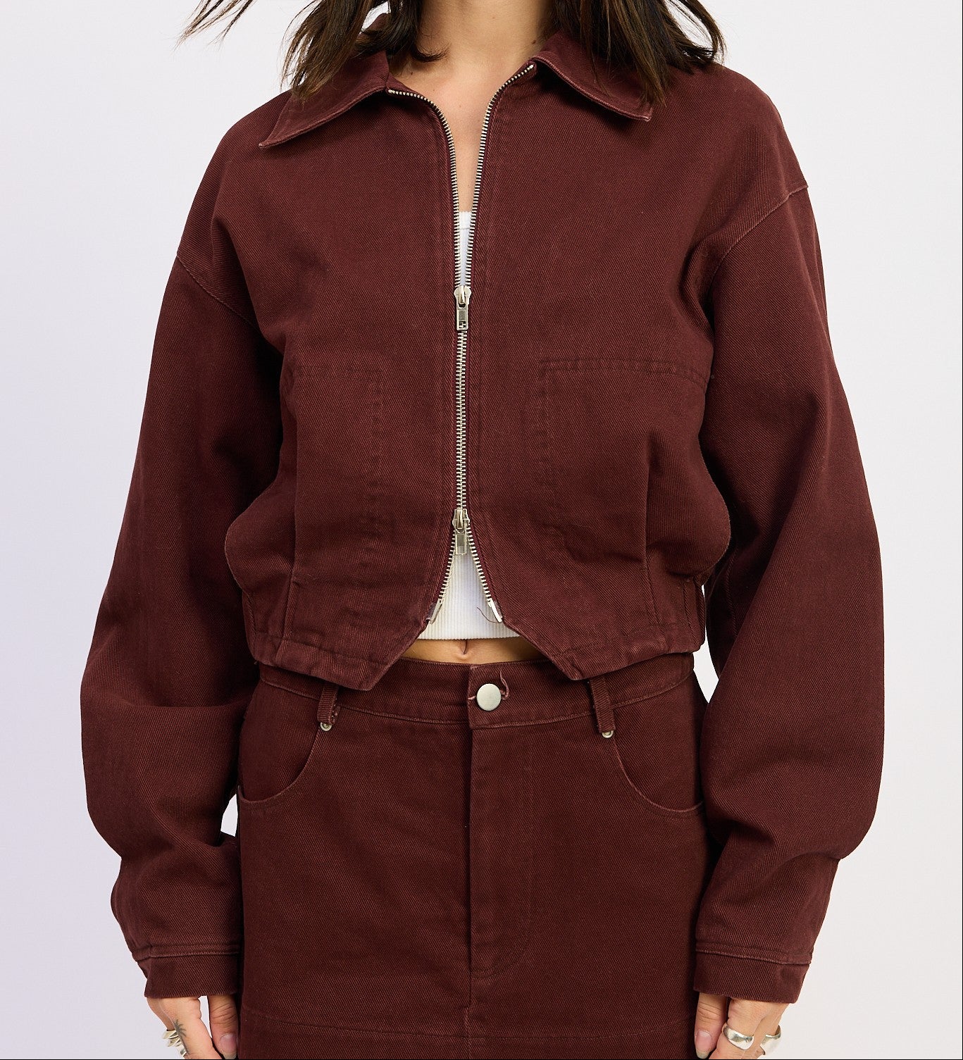 Merlot Muse Bomber Jacket