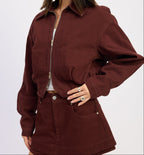 Merlot Muse Bomber Jacket