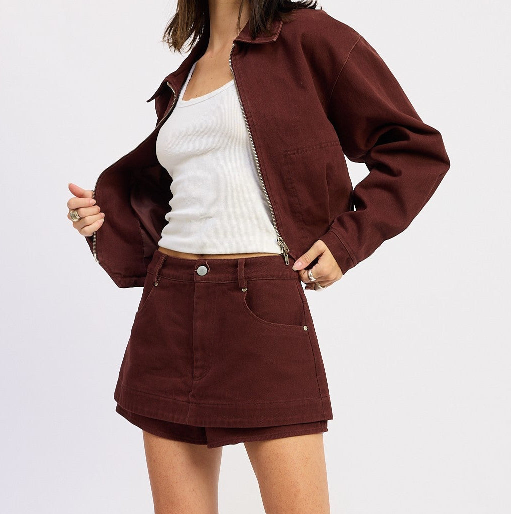Merlot Muse Skort