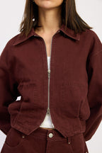 Merlot Muse Bomber Jacket